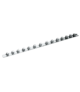 CARRIL-MUELLE EN ACERO PARA 14 LLAVES DE VASO DE 3/8"" 5164810 GEDORE